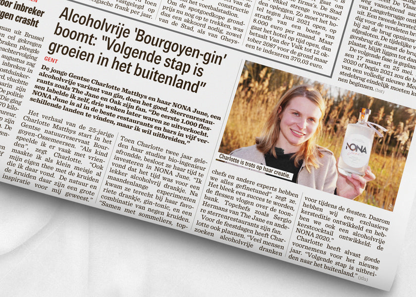 NONA Juni - Het Nieuwsblad - 19/12/2019