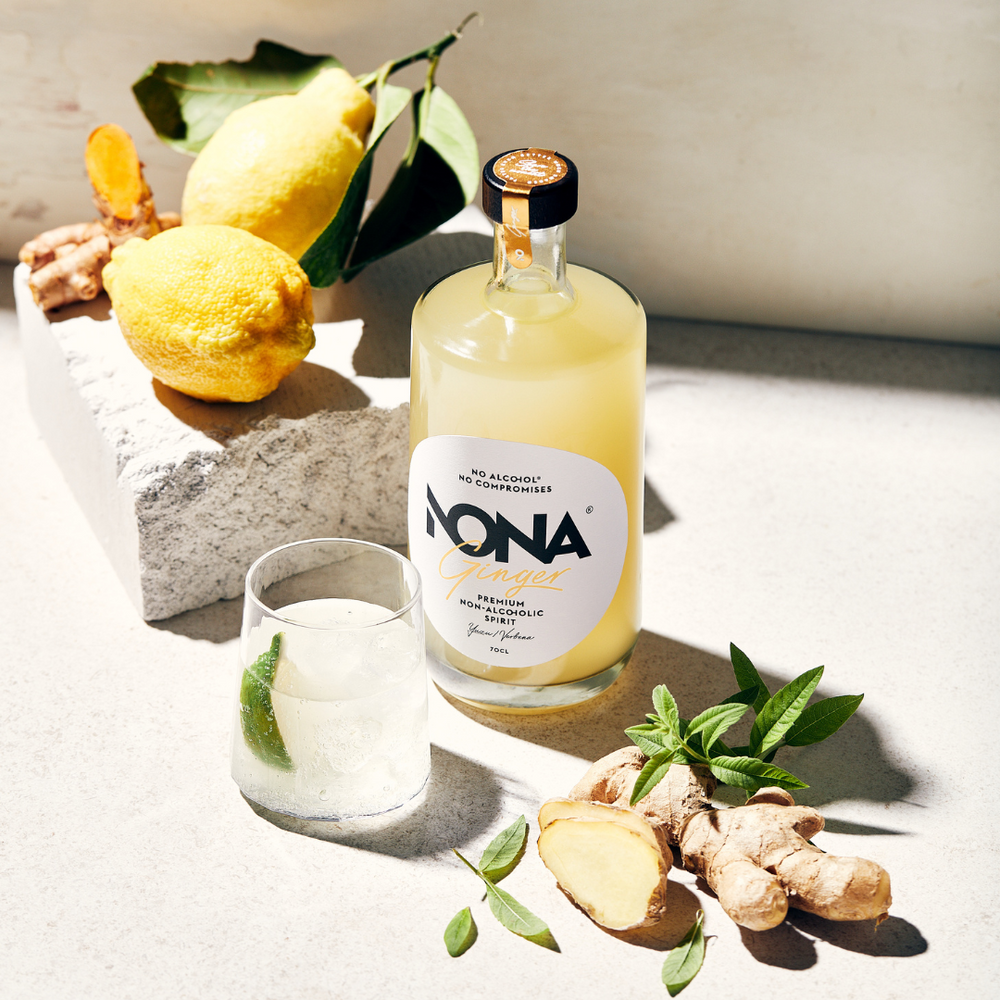 Why is there a yellow layer in your NONA Ginger bottle?