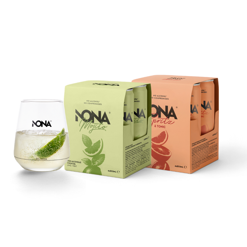 Coffret découverte NONA Cocktails + verre