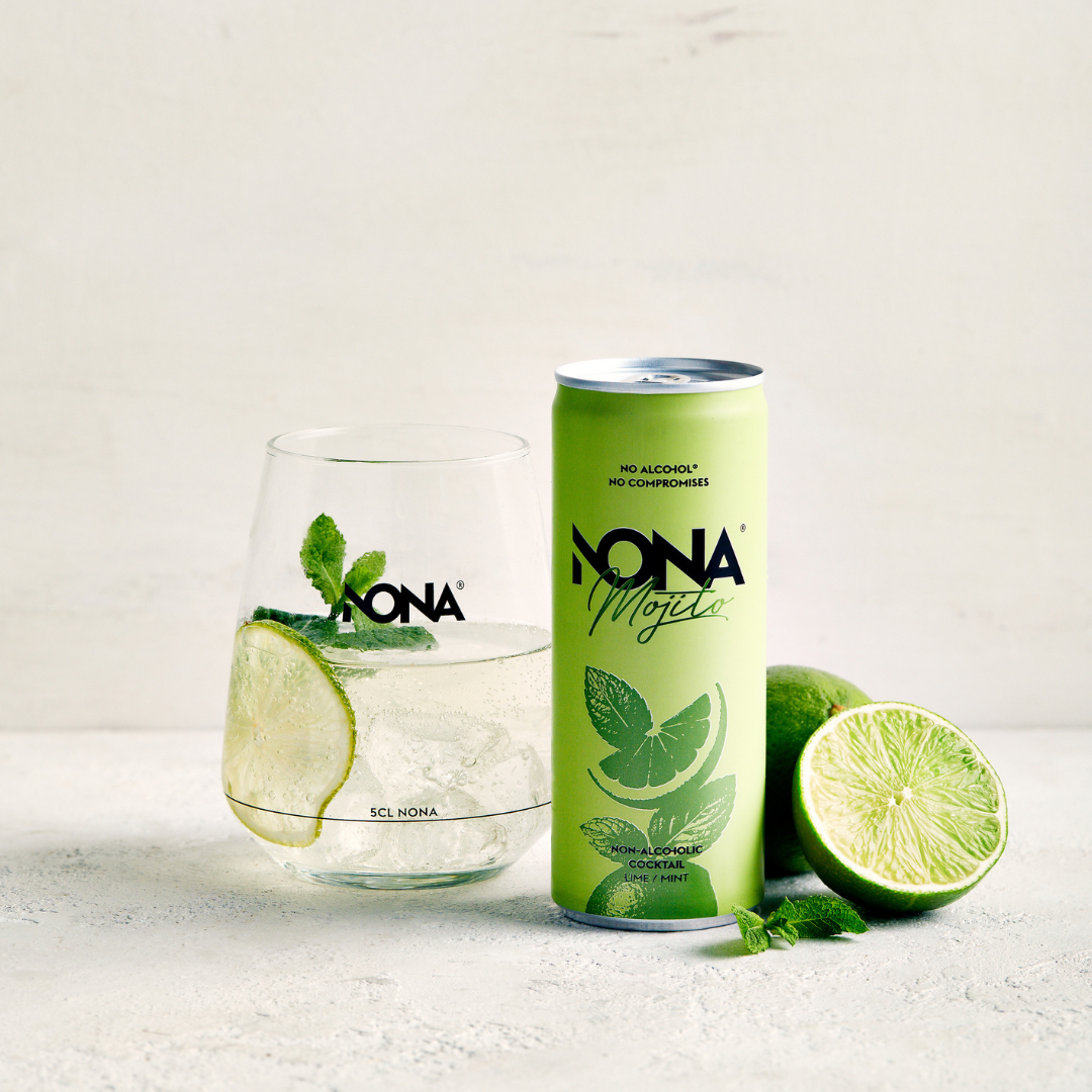 Bouteille de NONA NONA Mojito, spiritueux sans alcool