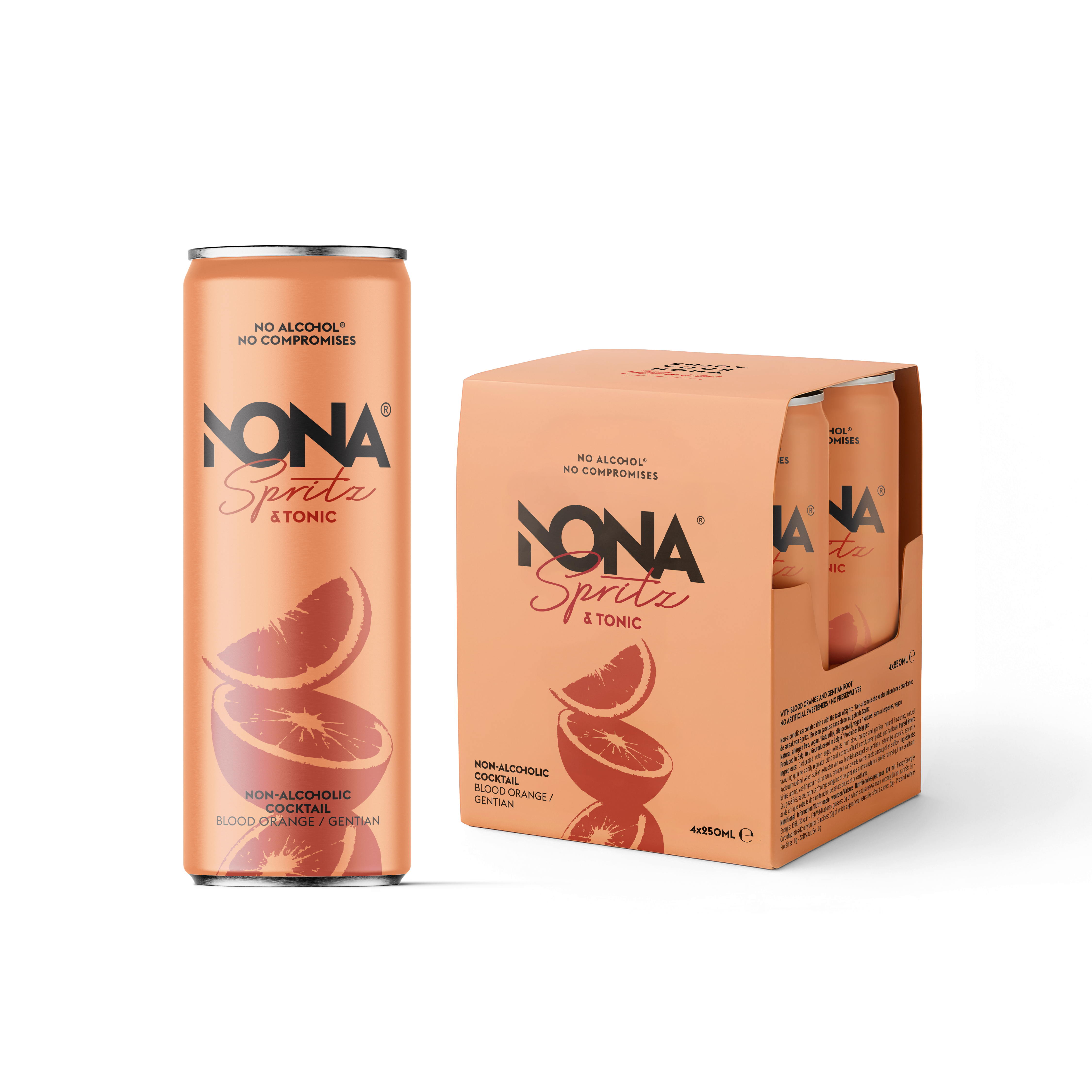 Bouteille de NONA NONA Spritz & Tonic, spiritueux sans alcool